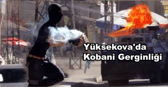 Yüksekova'da Kobani Gerginliği
