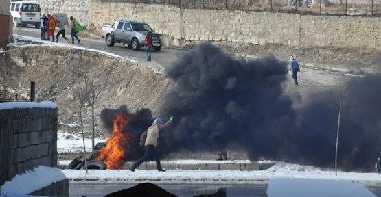 Yüksekova'da olaylar başladı