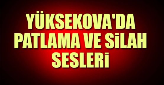 Yüksekova'da polisevine roketli saldırı