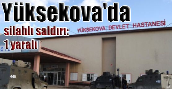 Yüksekova'da silahlı saldırı: 1 yaralı
