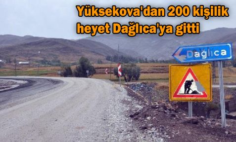 Yüksekova'dan 200 kişilik heyet Dağlıca'ya gitti
