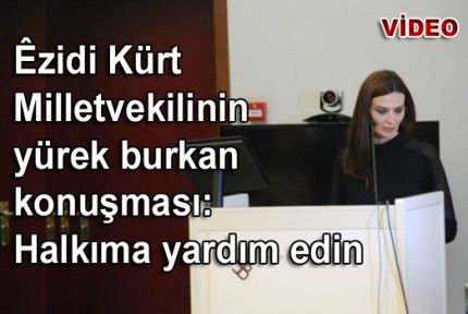  Ezidi Kürt Milletvekili isyan etti: Halkıma yardım edin