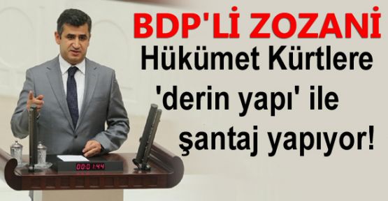 Zozani: 'Hükümet Kürtlere 'derin yapı' ile şantaj yapıyor'