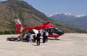 Ambulans helikopter kalp krizi geçiren hasta için...