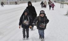Hakkari merkez ve Yüksekova'da eğitime kar engeli