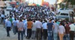 Şemdinli'de binlerce kişi IŞID'i protesto etti