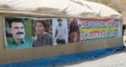 Nöbet çadırı Şemdinli'de Kuruldu