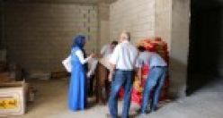 Şemdinli'de kurulan yardım  çadırına ilgi