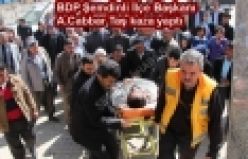 BDP Şemdinli İlçe Başkanı Cabbar Taş kaza yaptı