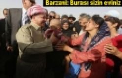 Barzani, Rojavalı mültecileri ziyaret etti