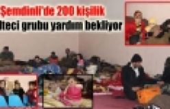 Şemdinli'de 200 kişilik mülteci grubu yardım bekliyor