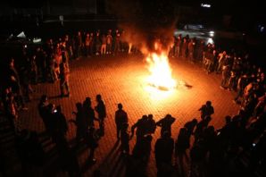Şemdinli'de Kobani kutlaması 2
