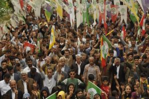 Derecik Beldesi'nde HDP Coşkusu