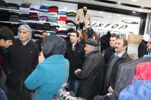 Belediye Başkan Adayı Seferi Yılmaz Esnaf Ziyareti