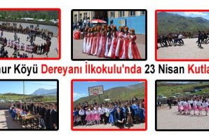 Konur Köyü Dereyanı İlkokulunda 23 Nisan Kutlaması