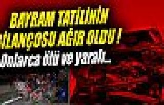 10 günlük bayram tatilindeki kazalarda 113 ölü