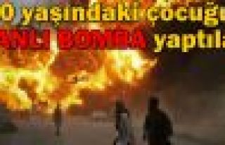 10 yaşındaki çocuğu canlı bomba yaptılar
