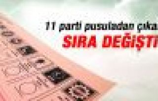 11 parti oy pusulasından kaldırıldı