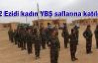 12 Ezidi kadın YBŞ saflarına katıldı