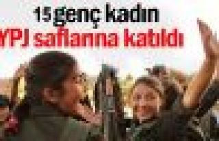 15 genç kadın YPJ'ye katıldı