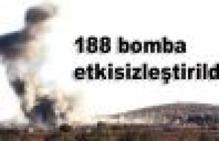188 bomba etkisizleştirildi