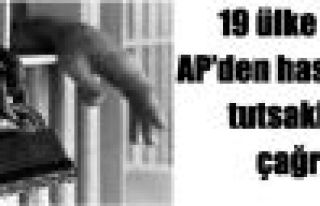 19 ülke ve AP'den hasta tutsaklar çağrısı