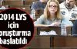 2014 LYS İçin Usulsüzlük Soruşturması!
