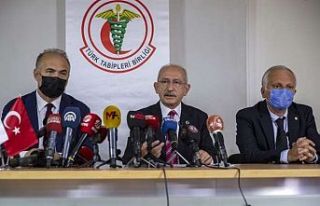 CHP Genel Başkanı Kılıçdaroğlu TTB'yi ziyaret...