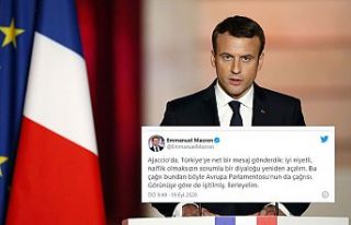Macron'dan Türkçe paylaşım: Diyaloğu yeniden...