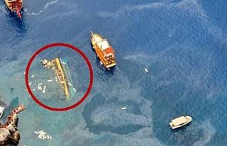 Antalya'da tur teknesi battı
