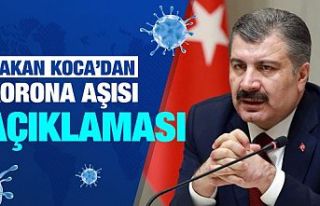 Bakan Koca: Yıl bitmeden aşıya kavuşmanın ümidi...