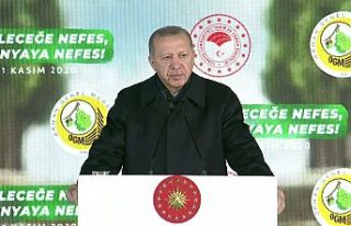 Erdoğan: Türkiye çevre bakımından altın dönemini...