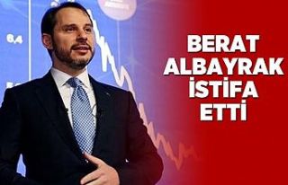 Hazine ve Maliye Bakanı Berat Albayrak istifa etti
