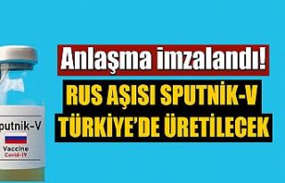 Anlaşma imzalandı: Rus aşısı Sputnik V Türkiye'de...