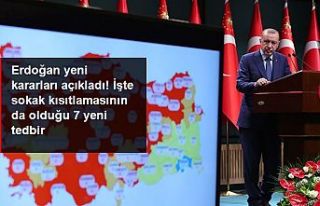 Erdoğan: Kırmızı kategorideki illerde sokağa...
