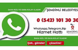Şemdinli Belediyesi WhatsApp İhbar Hattını Kurdu