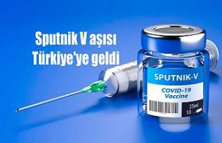 Sputnik V aşısı Türkiye'ye geldi