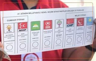 AK Parti+MHP yüzde 35,8; CHP+İYİ Parti+SAADET 39,8