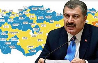 Bakan Koca açıkladı: Risk haritasında kırmızı...