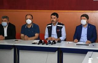 Bakan Kurum: Hasar tespitleri yapılmaya başlandı'