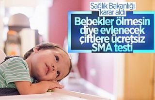 81 ilde evlenecek çiftlere ücretsiz SMA taraması...