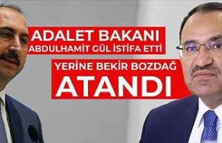 Adalet Bakanı Abdülhamit Gül istifa etti, yerine...