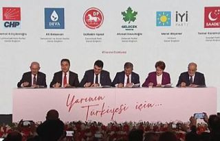 6 lider imzaları attı: Yarının Türkiye’si Mutabakat...