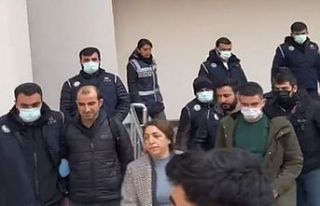 DBP Eş Genel Başkanı Keskin Bayındır ve il başkanı...