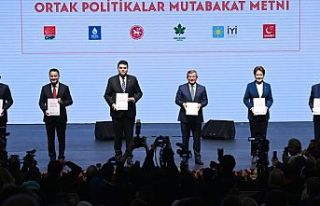 Millet İttifakı 'Ortak Mutabakat Metni'ni...