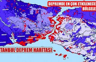 İstanbul'un deprem haritası: Düşük, orta...
