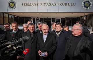 Kılıçdaroğlu, Sermaye Piyasası Kurulu önüne...