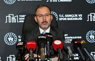 Bakan Kasapoğlu: Yurtlar depremzedelere ve öğrencilere...