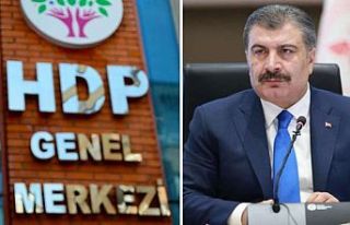 HDP'den Sağlık Bakanı Fahrettin Koca'ya:...