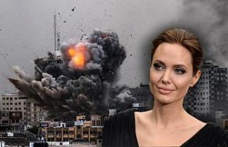 Angelina Jolie'den Gazze'deki siviller için...